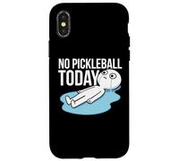 No Pickleball Today Fun Humor for Funny pickleball rest Meme Case for iPhone X/XS