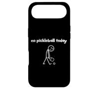 No Pickleball Today Sarcastic Minimalist Stick Figure Case for iPhone Air