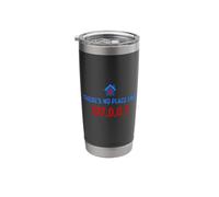 No Place Like 127.0.0.1 Home - Programmer - Linux Geek Nerd Stainless Steel Insulated Tumbler