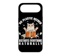 No plastic needed. My cat destroys everything naturally Case for iPhone Air