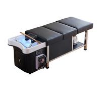No Plumbing Shampoo Bed, Water Storage Type Temperature Controlled Circulation Massage Thai Style Shampoo Bed for Home Salon Spa