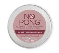 No Pong Spicy Chai Bicarb Free All-Natural Creme Anti-Odourant, Paraben-Free, Aluminum-Free, Plastic-Free, For Men and Women
