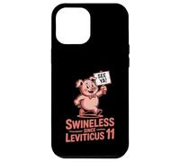 No Pork Leviticus 11 Funny Pig Hebrew Roots Kosher Food Case for iPhone 12 Pro Max