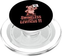 No Pork Leviticus 11 Funny Pig Hebrew Roots Kosher Food PopSockets PopGrip for MagSafe