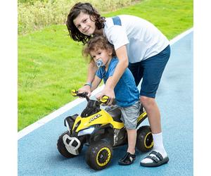No Power Kids Ride on Toy Foot-to-Floor Sliding Quad for 18-36 Months