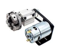 No Power Multi-Function 895 Motor Rotary Lathe Woodworking Spindle DIY Slider Assembly + Chuck (D)