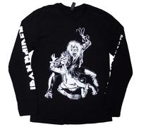 No Prayer Claw Isolated Sleeve Print Long-Sleeved T-Shirt Iron Maiden Black S