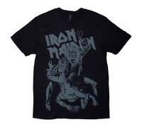 No Prayer Claw Jumbo Grey T Shirt Iron Maiden Black L