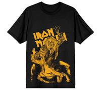 No Prayer Claw Jumbo Yellow T Shirt Iron Maiden Black M