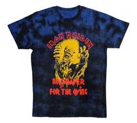 No Prayer For The Dying Tie Dye T-Shirt Iron Maiden Navy XXL