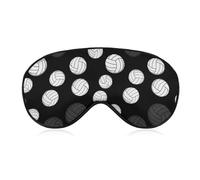 No Pressure Eye Cover Volleyball Black and White Soft Blindfold Night Eye Shade Comfortable Sleep Masks Breathable Eyeshade
