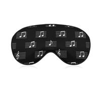 No Pressure Sleep Masks Black and White Piano Keys Comfortable Night Eye Shade Breathable Travel Eye Cover Soft Eyeshade