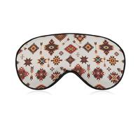 No Pressure Sleep Masks Navajo Aztec Pattern Breathable Travel Eye Cover Soft Eyeshade Comfortable Blackout Eye Mask