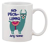 No Prob Llama Personalised Printed Mug Cup Gift