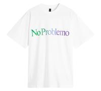 No Problemo Men's Gradient Logo T-Shirt White