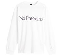 No Problemo Men's Smile Away Long Sleeve T-Shirt White