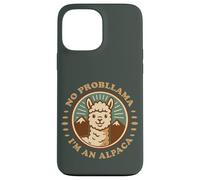 No Probllama I’m an Alpaca Retro Cute Case for iPhone 13 Pro Max