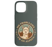 No Probllama I’m an Alpaca Retro Cute Case for iPhone 15