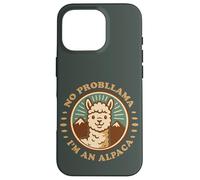 No Probllama I’m an Alpaca Retro Cute Case for iPhone 16 Pro