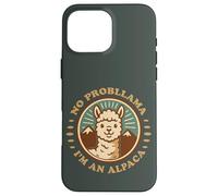 No Probllama I’m an Alpaca Retro Cute Case for iPhone 16 Pro Max