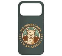 No Probllama I’m an Alpaca Retro Cute Case for iPhone 17 Pro Max