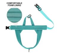 No Pull Adjustable Breathable Nylon Dog Training Harness For Chihuahua Yorkshire Schnauzer Labrador,Blue,S