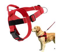 No Pull Adjustable Dog Harness Cordless Breathable Comfort Pet Walking Vest Harness with Secure Buckle Design, Ideal for Medium Large Dogs Daily Outdoor Walking Training and Travel Activities