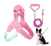 No Pull Dog Harness - Adjustable Padded Handle With Breathable Mesh