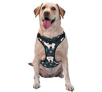 No Pull Dog Harness Reflective Adjustable Vest with a Training Handle Easy to Put on & Take Off Llama Alpaca Cactus Dog Harness