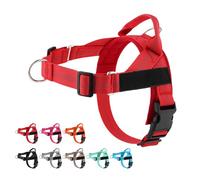 No Pull Dog Harness With Top Handle, Double Metal Lead Clips, Breathable Mesh Padded Adjustable Anti Pull Walking Training Vest Harness For Large Medium Small Dogs Available