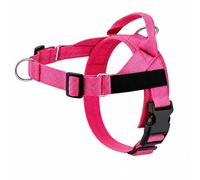 No Pull Dog Vest Harness, Reflective Padded Adjustable Walking Harness for Small Medium Large Dogs(Pink,M)