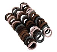 No Pull Hair Ties - Seamless Non-Slip No Damage 100 Piece | Pony Tails Hair Ties - for Women Girs Ponytail Housework Travel Work Home Daily Wear Dates