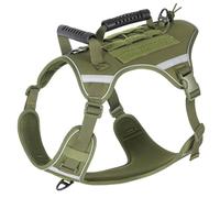 No Pull Pet Harness, Pet Harness - Reflective Dog Vest, Front Clip, No Pull, Easy to Use Handle, Adjustable Vest Strap for Comfort When Walking and Hiking