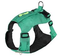 No-Pull Pet Harness with 2 Leash Clips,Heavy Duty Dog Harness with Handle and Poop Bag Holder Pocket,Adjustable Soft Padded Dog Vest,Easy Walk Dog Harness for Walking, Running, Training