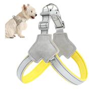 No Pull Pet Harness - Y-Shaped Reflective Dog Harness with Front Clip | Adjustable Puppy Walking Training Accessories, Anti Choke Pet Wear for Families, Friends