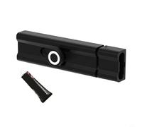 No Punch Latch Lock with Built-in Steel Balls and Texture Handle for Smooth Operation, Solid Aluminum Alloy Construction with Fluorescent Eye Circle(100mm)