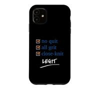 No quit, all grit... LEGIT. NY Pro Basketball Case for iPhone 11