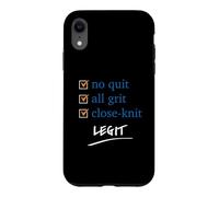 No quit, all grit... LEGIT. NY Pro Basketball Case for iPhone XR