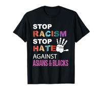 No racism no hate, Anti-Asians racism, Anti-Asian racism T-Shirt