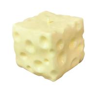 No-Rebound Cheese Shapeable Fidget Toy 10x10x10 Cm PP Soft Squeeze Shaping Cheese Cube Toy Noise-Less Realistic Cute Cheeses Design Stress Relief Aid For Kids Adults Students