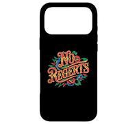 No Regerts Grammar Jokes Misspelled Tattoo Incorrect Quotes Case for iPhone 17 Pro Max