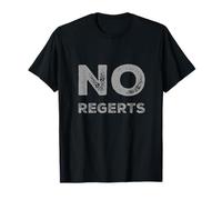 No Regerts Grammar Jokes Misspelled Tattoo Incorrect Quotes T-Shirt