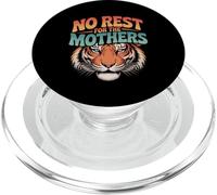 No Rest For The Mothers Tired Motherhood Parenting - PopSockets PopGrip for MagSafe