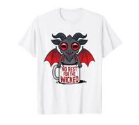 No Rest for the Wicked Coffee Demon Value Graphic T-Shirt