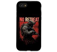 NO RETREAT Tactical Soldier Case for iPhone SE (2020) / 7/8