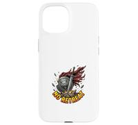 No Retreat Warrior Sword Shield Strength Design Case for iPhone 15