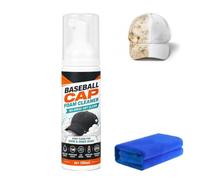 No-Rinse Baseball Cap Foam Cleaner, Stain Remover Foam Spray for Hats,Deep Cleaning Remover for Sweat Stain Dirt and Odor,No Rinse for Felt Cowboy Ball Caps Visors，1