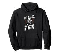 No Roads No Rules Outdoor Enthusiast Running Pullover Hoodie