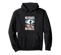 No Roads No Rules Outdoor Enthusiast Running Pullover Hoodie