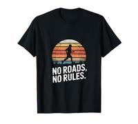 No Roads No Rules Outdoor Enthusiast Running T-Shirt